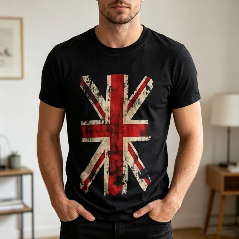 Summer Clothing Uk - Union Jack Graphic Tshirt Vintage UK