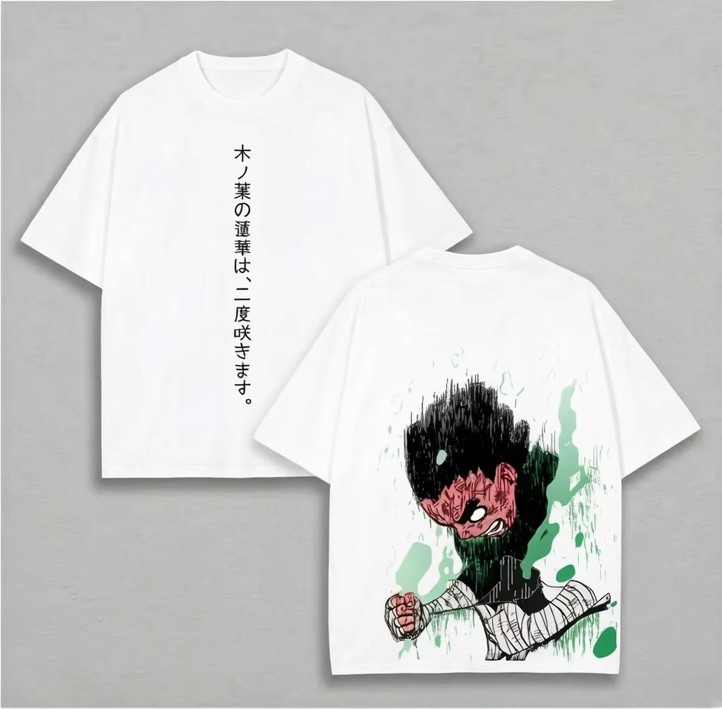 Japanese Summer Clothing Men - 2026 summer Anime Naruto Rock Lee