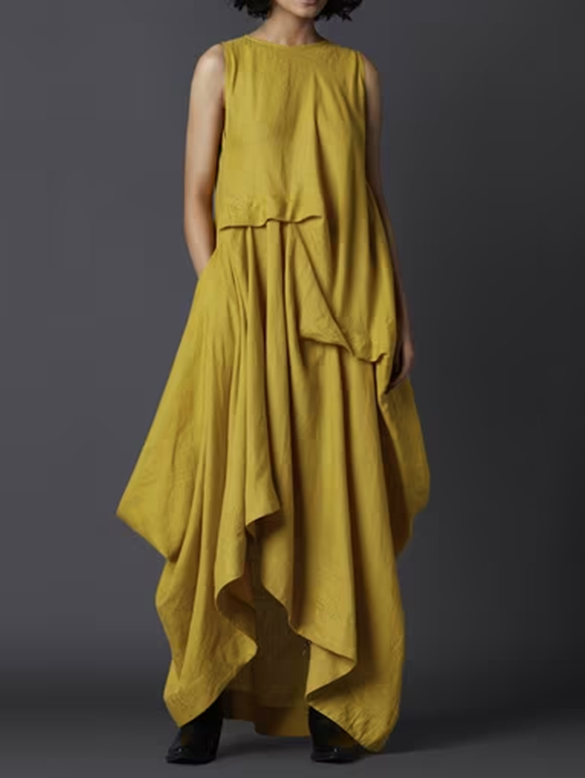 Summer Zara - Summer Pockets Dress Women Crew Neck