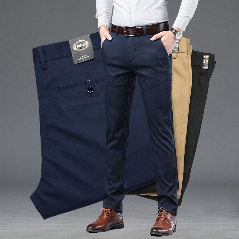 Summer Clothing Brands Men - Summer Thin Men's Slim Suit Pants