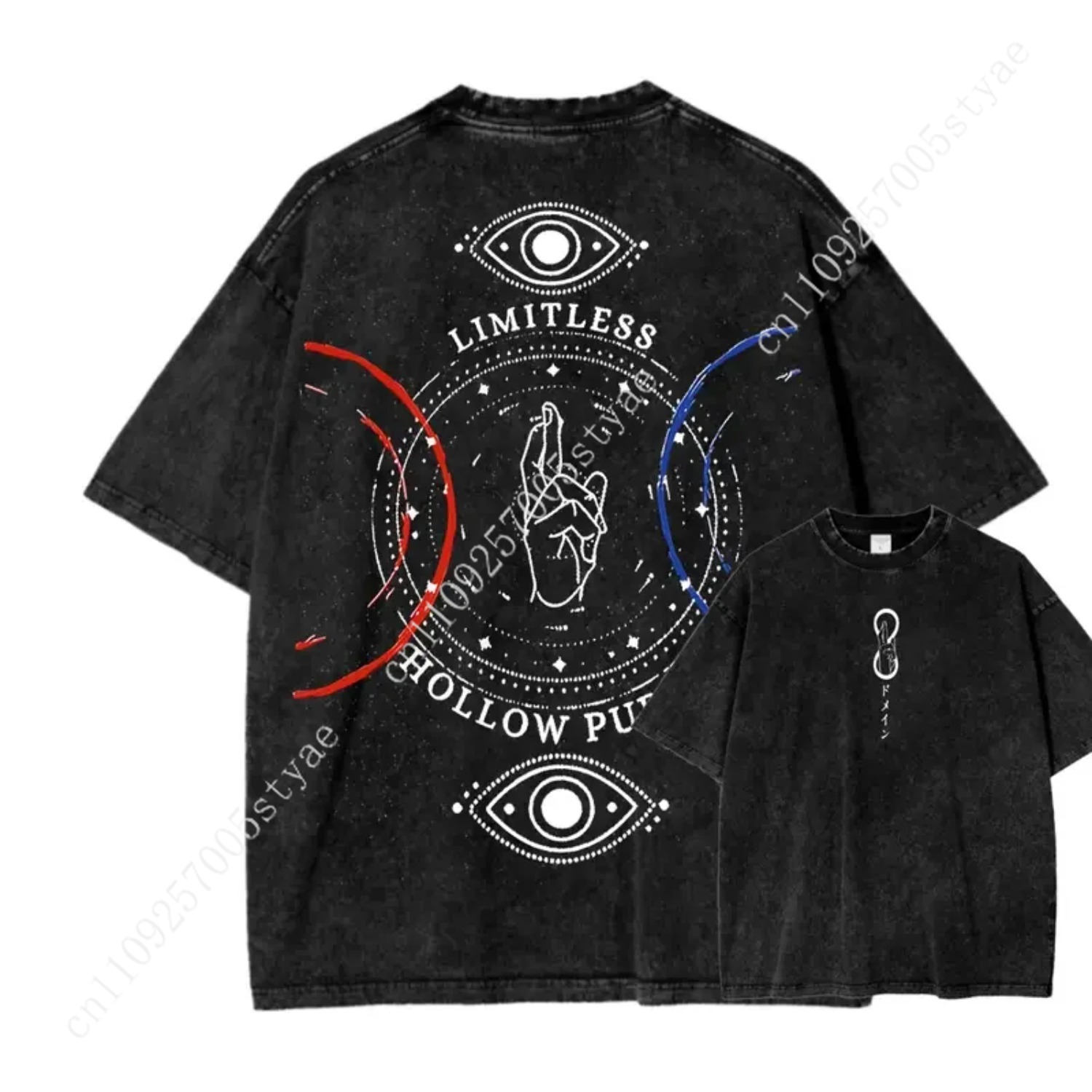 Summer Quilt - Anime Gojo Satoru Print T-shirt Men