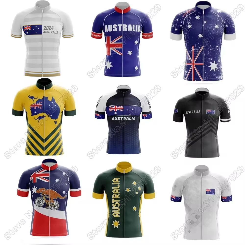 Summer Clothing Australia - 2024 Australia National Team Cycling Jersey