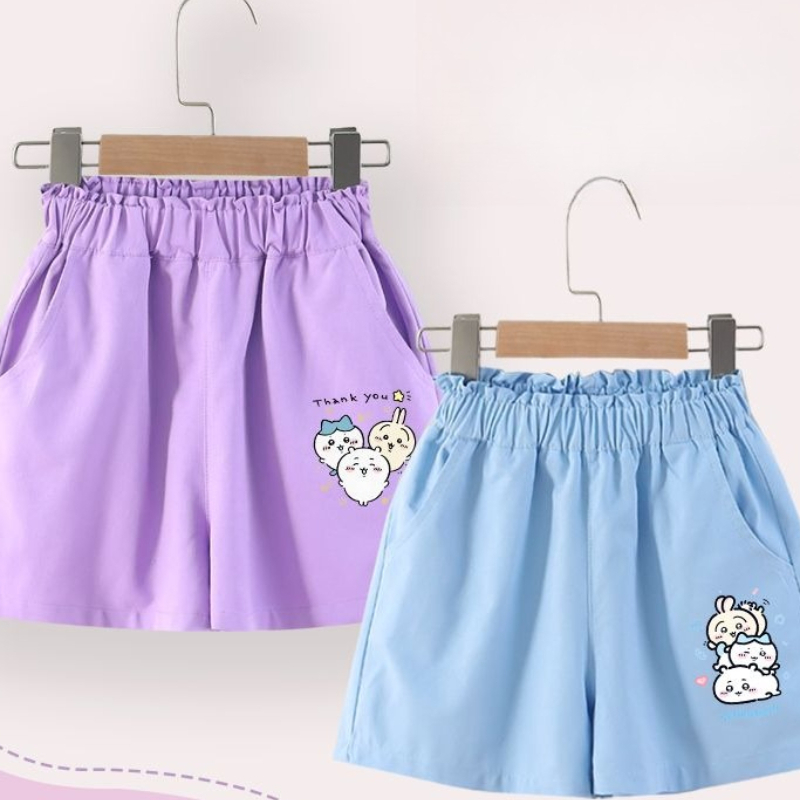 Summer Clothing Looks - Anime Cartoon Kawaii Chiikawa Children's Clothing