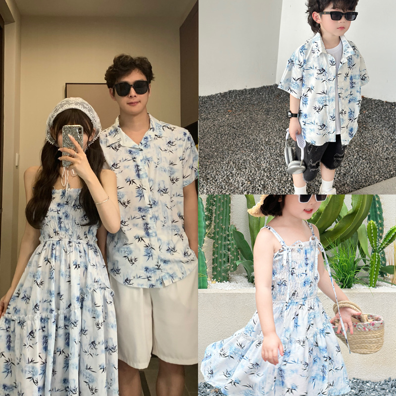Summer Clothing Looks - Resort Couple Look Parents and Children