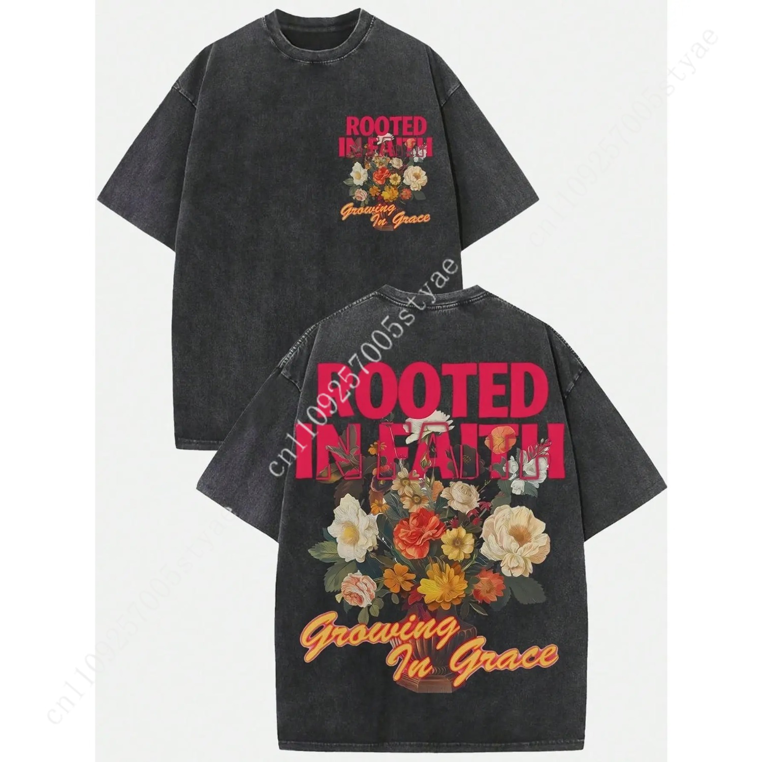 Summer Quilt - Women'S Vintage Washed 230gsm Heavyweight T-Shirt