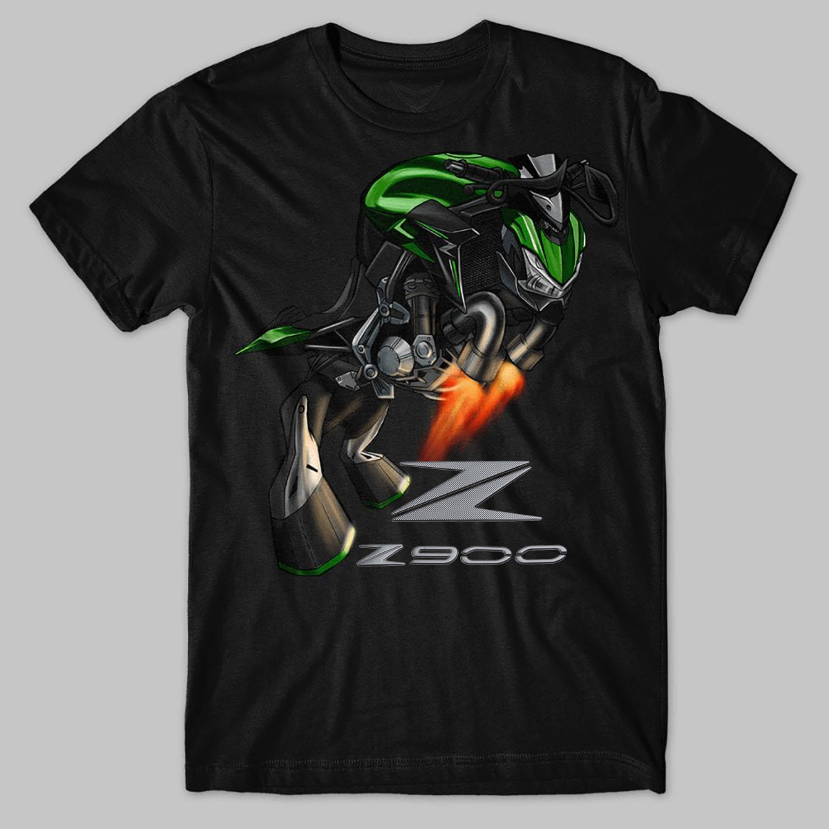 Japanese Summer Clothing Men - Classic Japanese Motorcycle Z900 Bull Inspiration