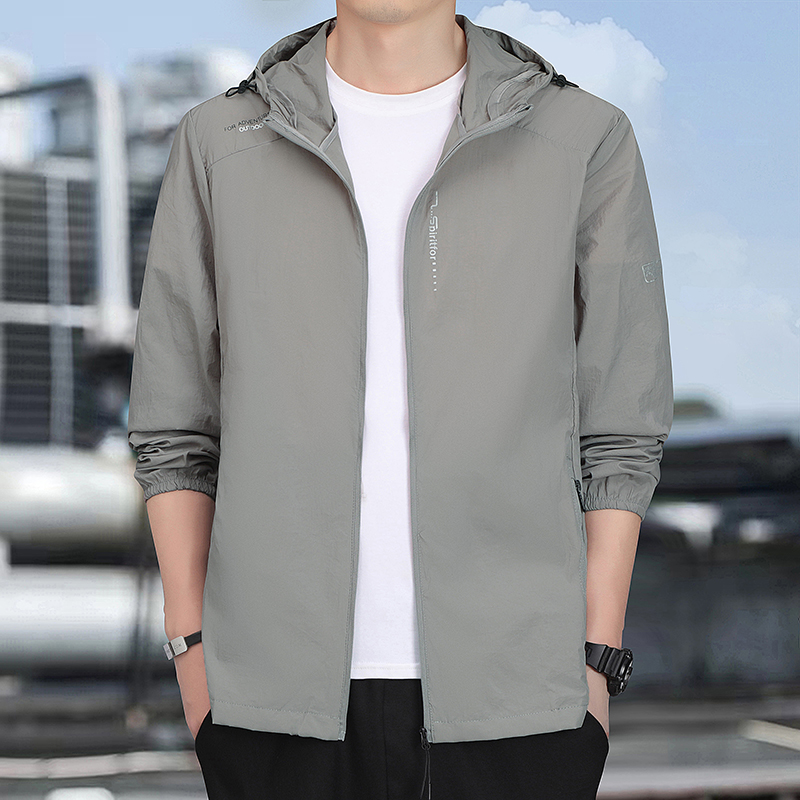 Yours Clothing Summer Jackets - Outdoor Cycling Sports UV Resistant Hooded