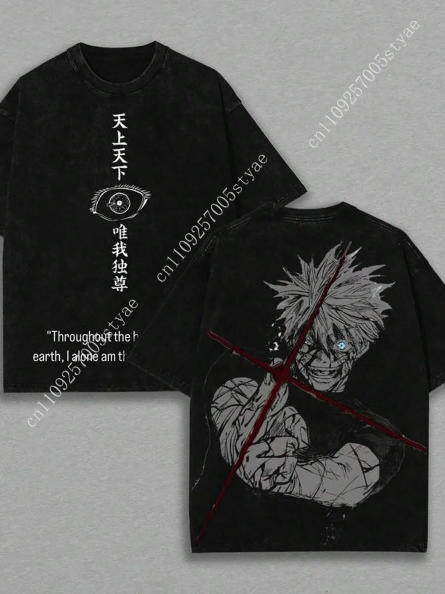 Summer Quilt - Gojo Satoru Graphic Tshirt Manga Clothing