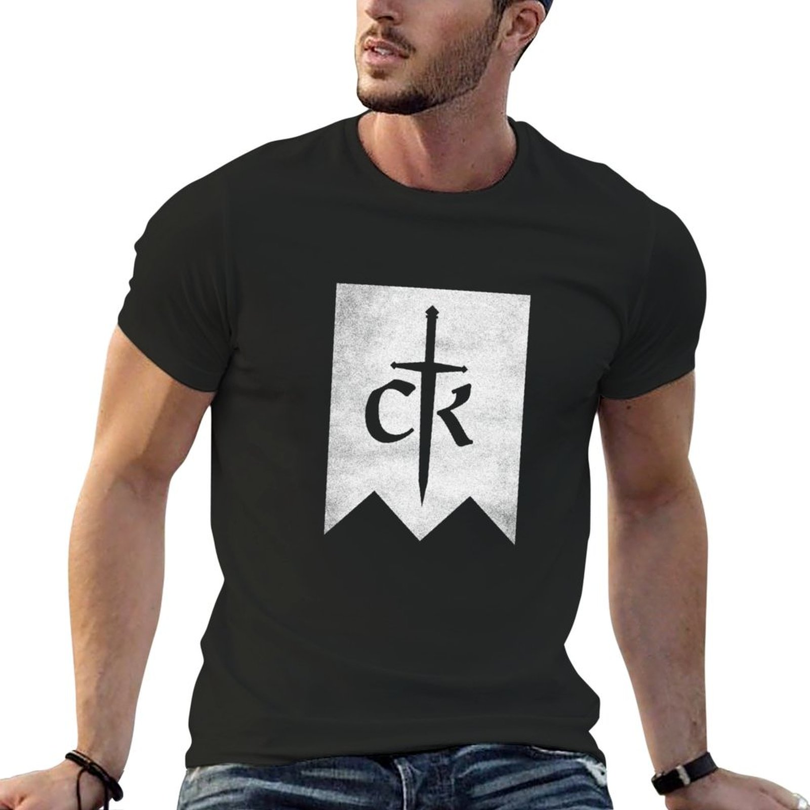 Summer Clothing Logo - Crusader Kings 3 Distressed Logo T-Shirt
