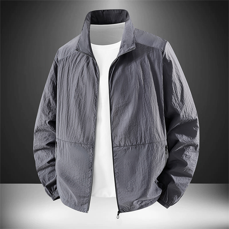 Yours Clothing Summer Jackets - Outdoor Men's Ultra-thin Quick Dry Jacket