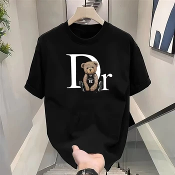 Summer Clothing Brands Men - Luxury Brand Cute Bear Print Tee