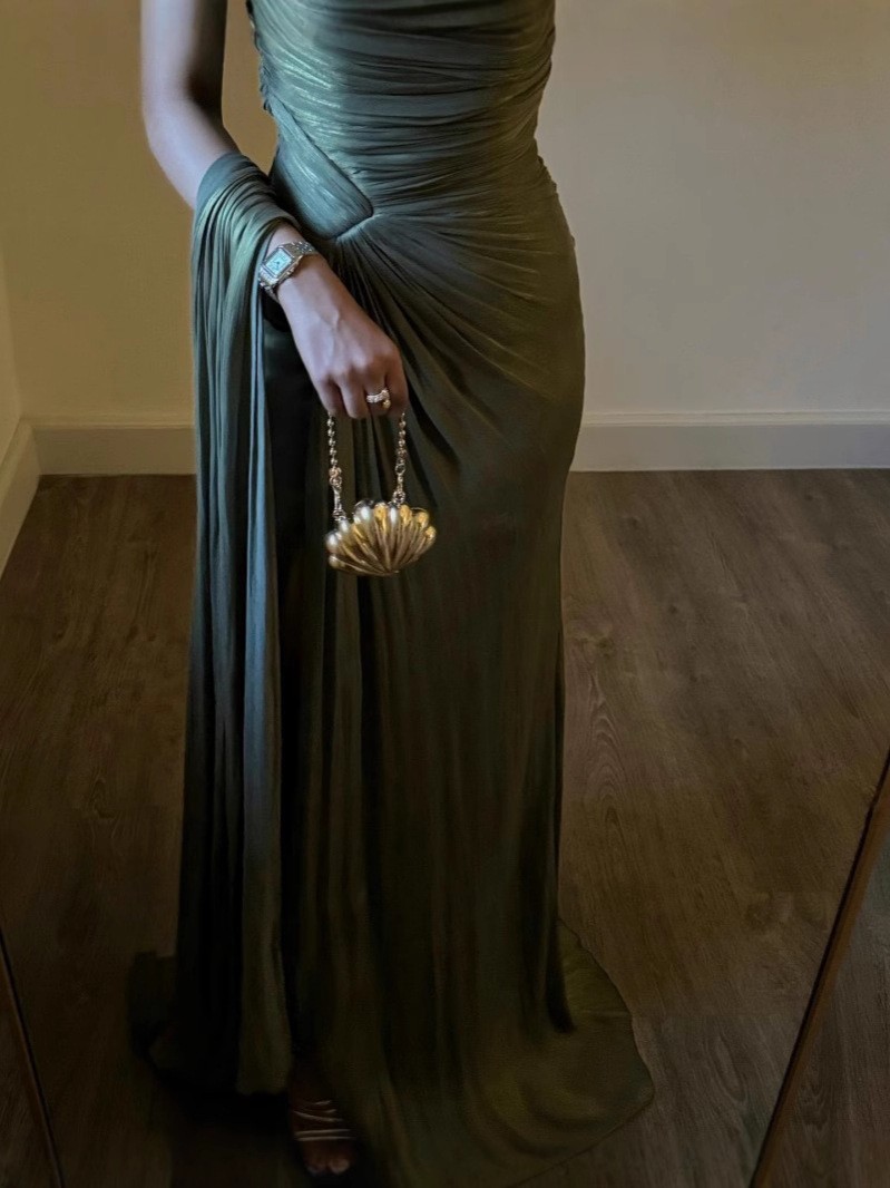 Summer Green Clothing - Luxury Party Dress Maxi Gown Women's