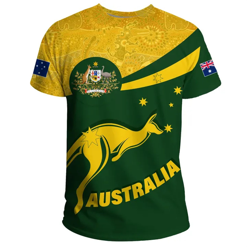 Summer Clothing Australia - 3D Print Australia Flag T Shirts