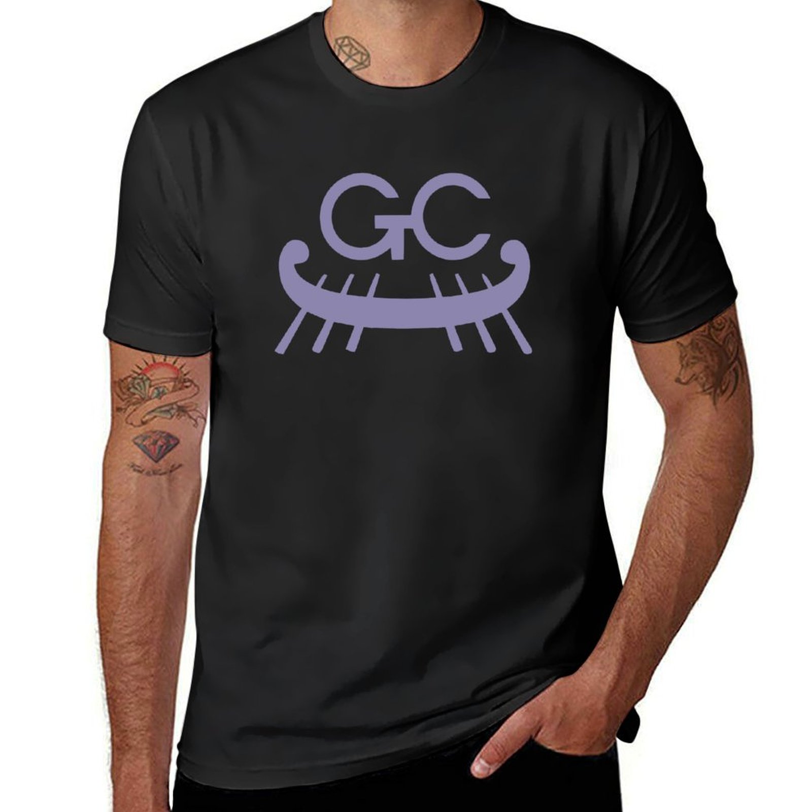 Summer Clothing Logo - Galley La Company Logo (Purple) T-Shirt