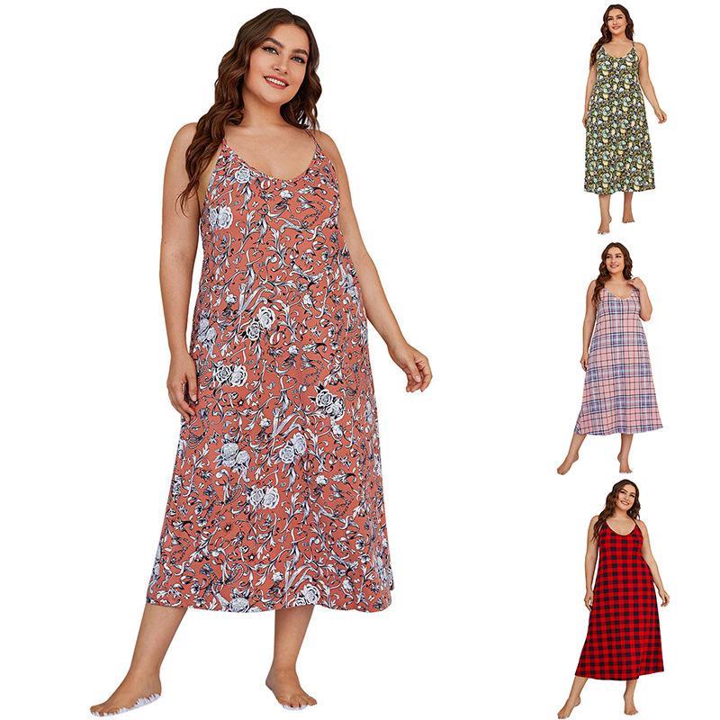 Summer Clothing For Plus Size Women - plus Size Sleep Dress Women 200