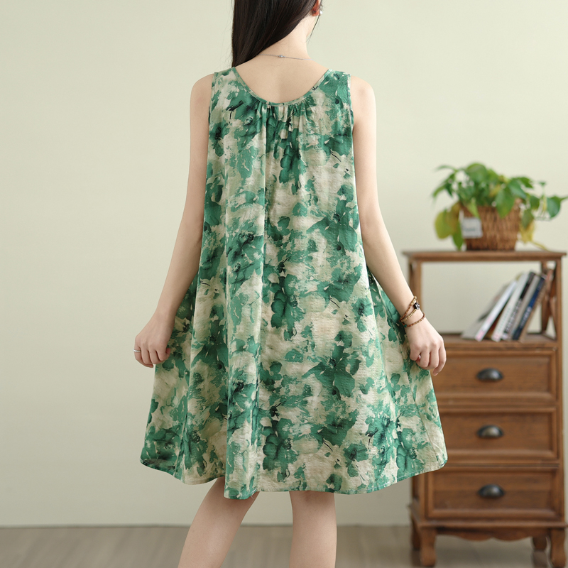 Summer Loose Sleeveless A-Line - огляд і ціна Summer Green Clothing