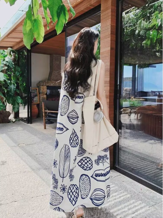 Summer Loose A-Line Vest Dress - огляд і ціна Summer Clothing Tagline