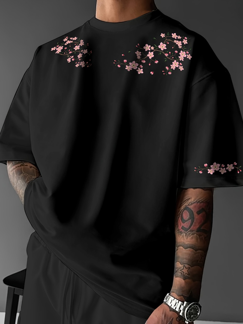 Japanese Harajuku Cherry Bloss - огляд і ціна Japanese Summer Clothing Men