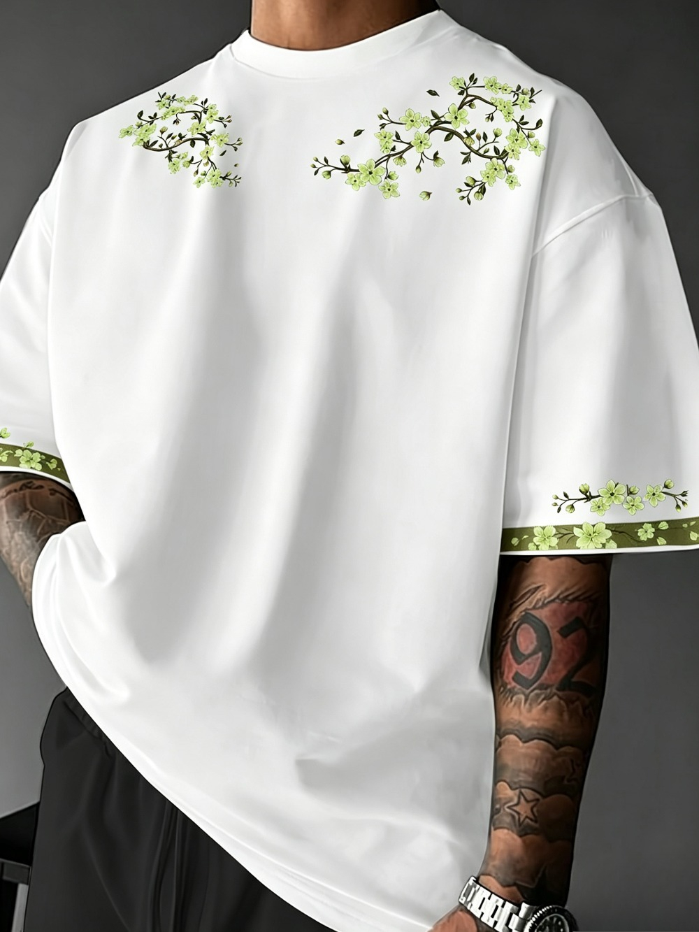 Japanese Harajuku Cherry Bloss - огляд і ціна Japanese Summer Clothing Men