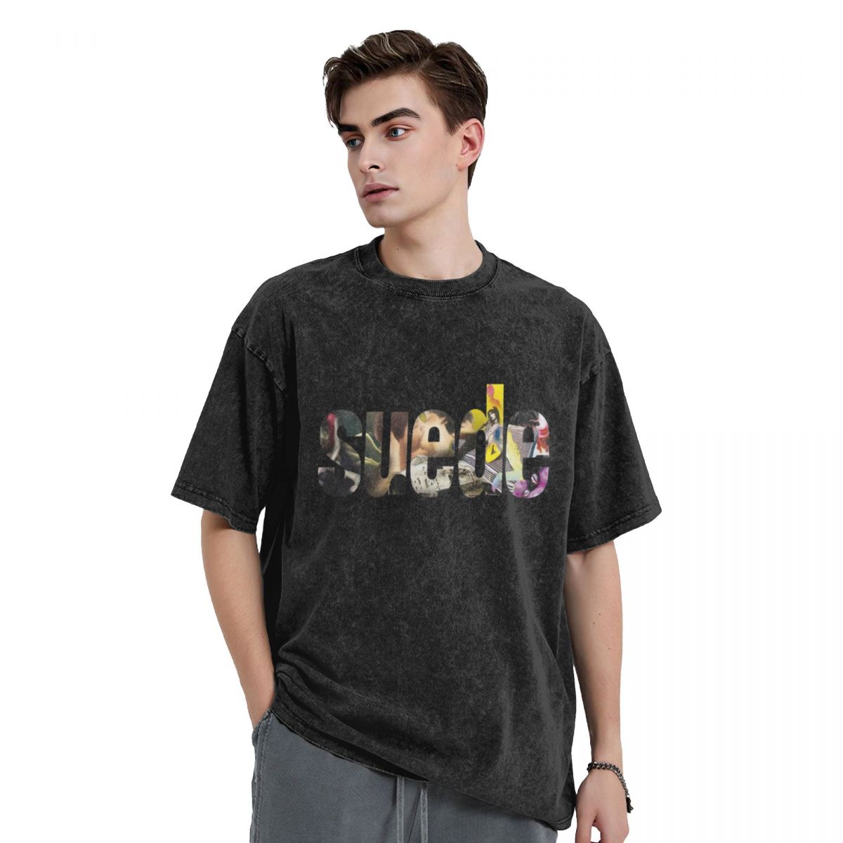 The London Suede Band T-Shirt  - огляд і ціна Summer Clothing London