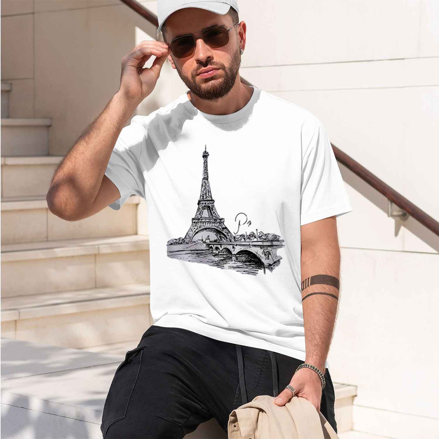 Women's 90s T Shirt Paris Prin - огляд і ціна Summer Clothing In Paris