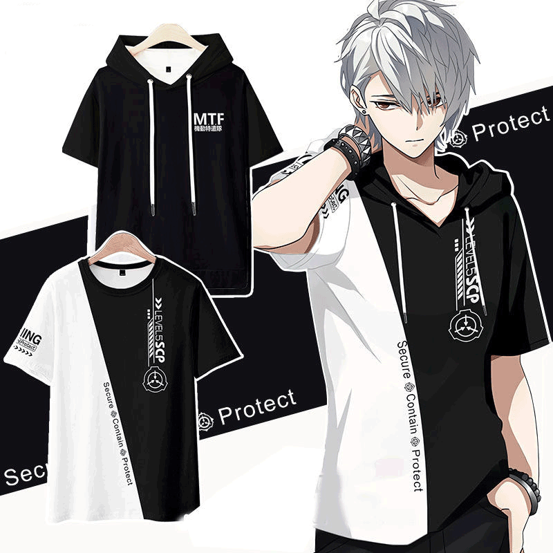 Scp Foundation 3D T Shirt Wome - огляд і ціна Japanese Summer Clothing Men