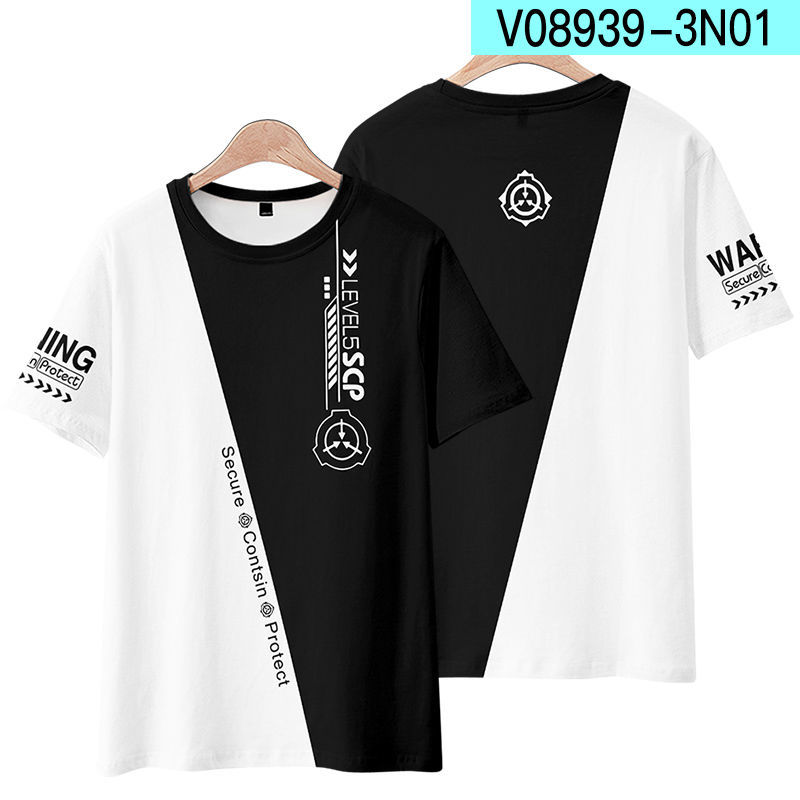 Scp Foundation 3D T Shirt Wome - огляд і ціна Japanese Summer Clothing Men