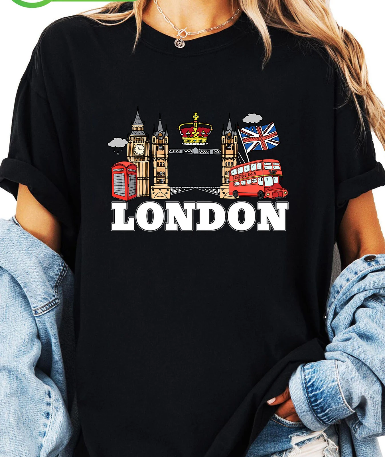 London Alphabet Pattern Printe - огляд і ціна Summer Clothing London