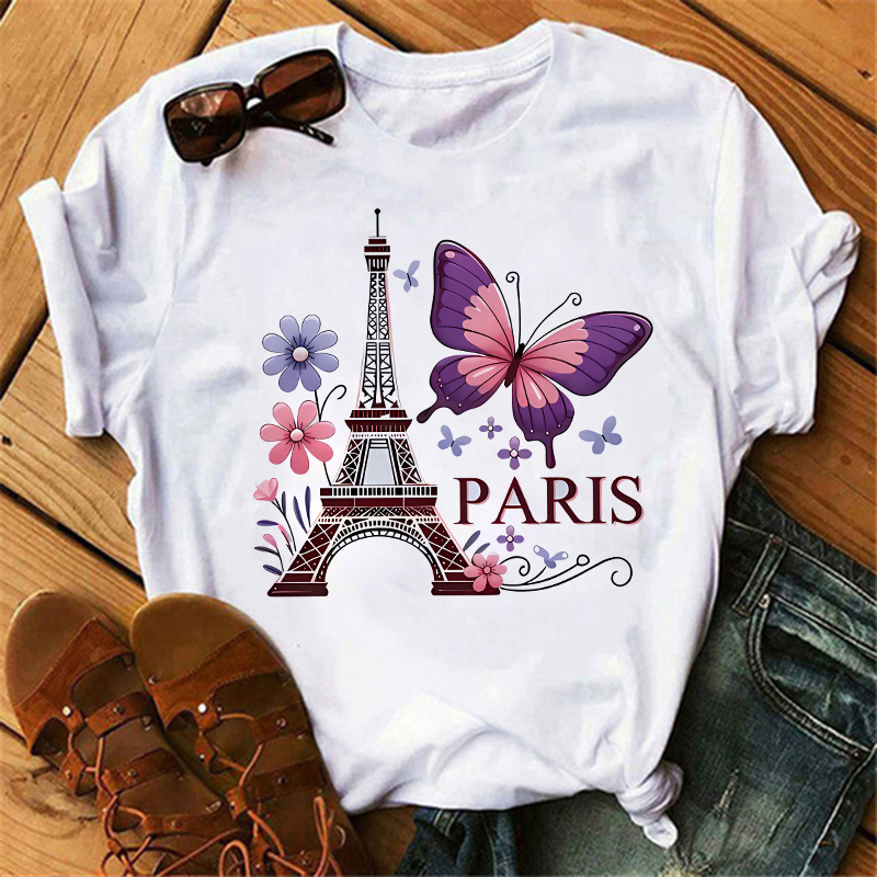 90s Color Flower Butterfly Par - огляд і ціна Summer Clothing In Paris