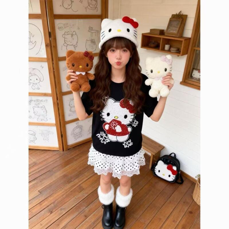 Cute Short-Sleeved Hello Kitty - огляд і ціна Summer Clothing Trends