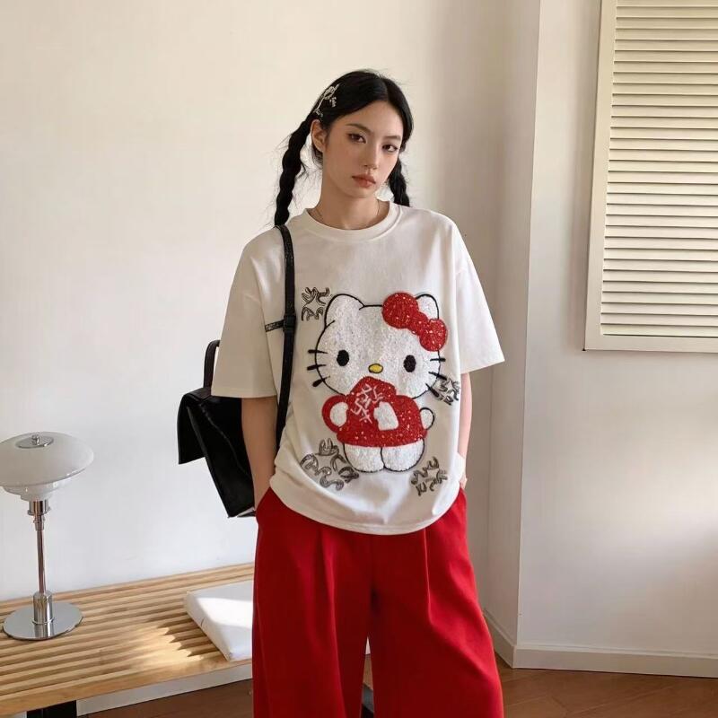 Cute Short-Sleeved Hello Kitty - огляд і ціна Summer Clothing Trends