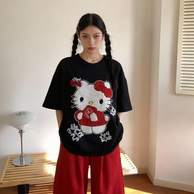 Cute Short-Sleeved Hello Kitty - огляд і ціна Summer Clothing Trends