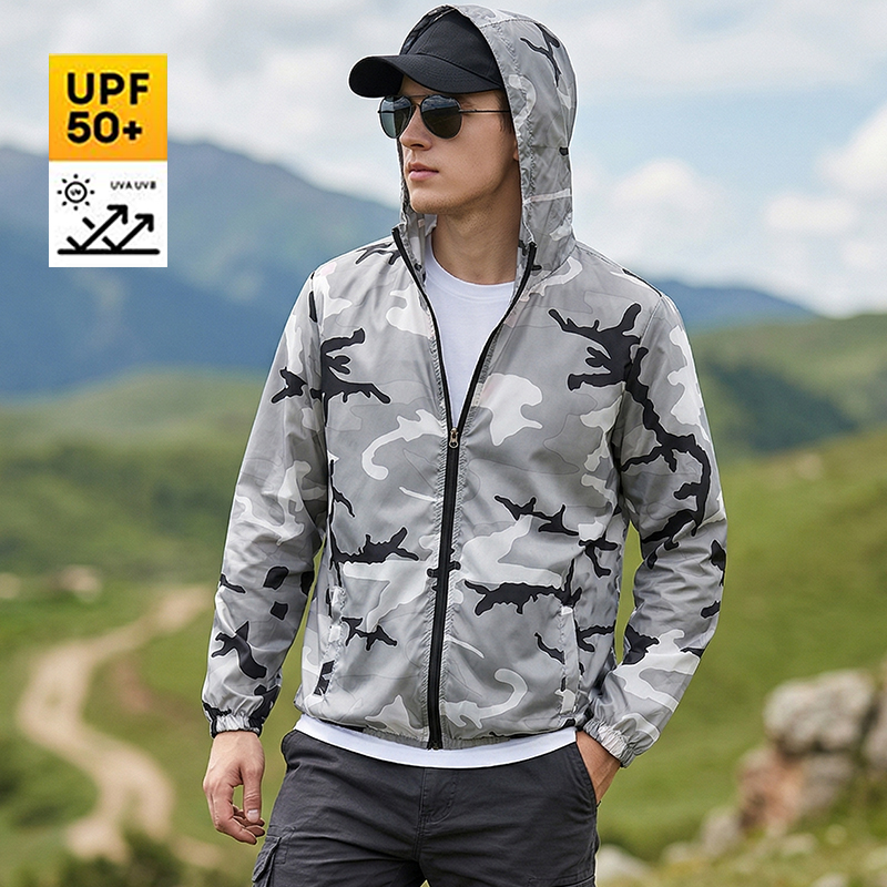UPF50+ Men's Sun Protection Cl - огляд і ціна Yours Clothing Summer Jackets
