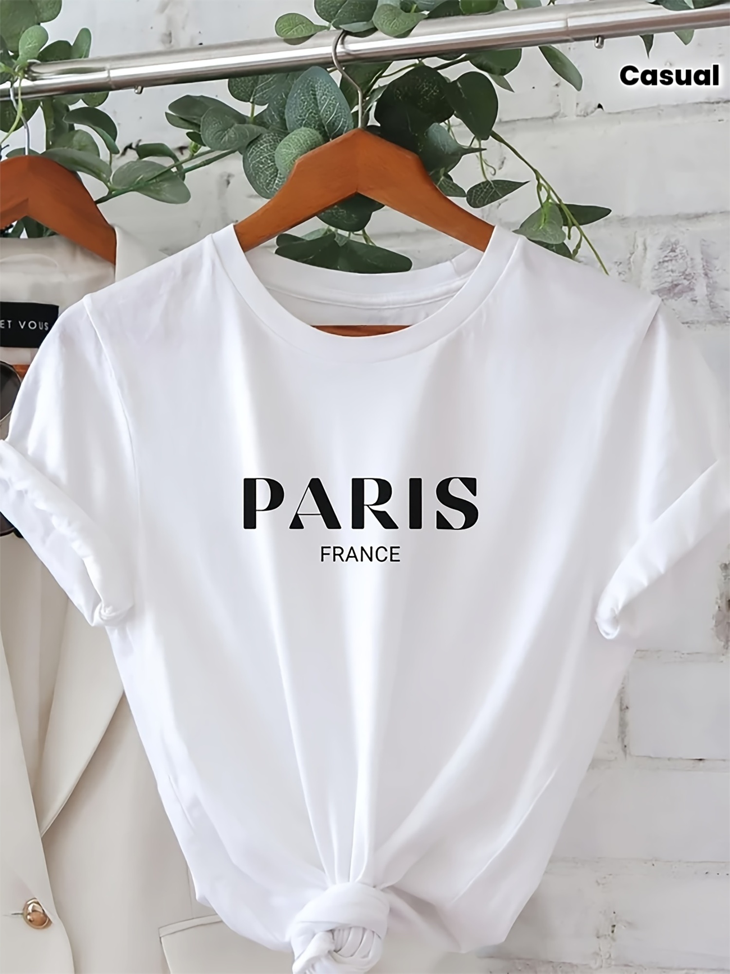 Women'S Casual Short-Sleeve Cr - огляд і ціна Summer Clothing In Paris