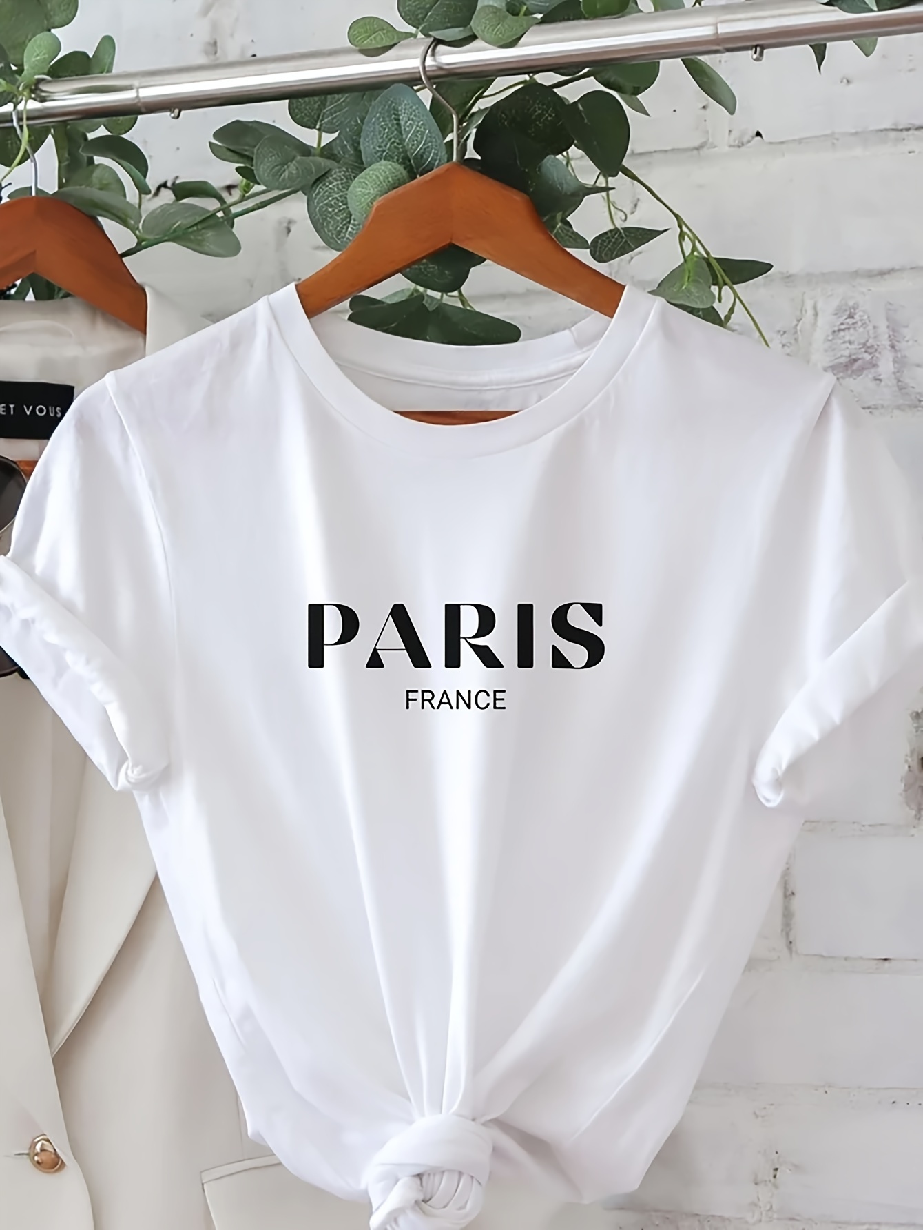 Women'S Casual Short-Sleeve Cr - огляд і ціна Summer Clothing In Paris