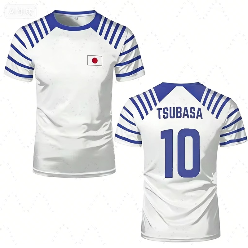 2026 Hot Captain Tsubasa Anime - огляд і ціна Japanese Summer Clothing Men