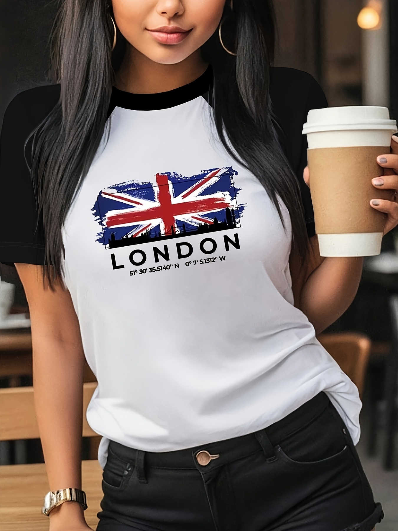 LONDON Graphic Print T-shirt S - огляд і ціна Summer Clothing London