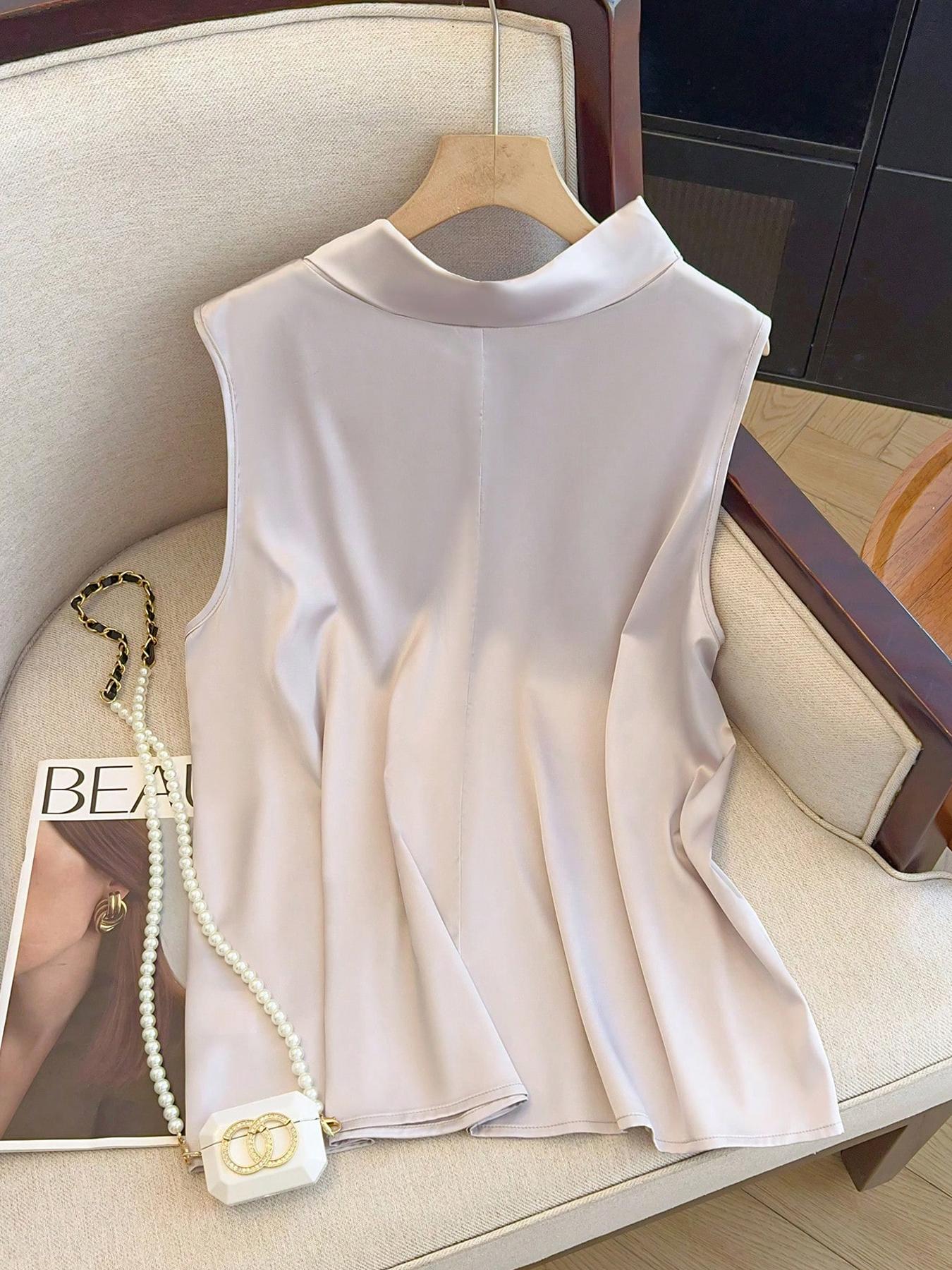 【Plus Size】 Solid Color Tie Fr - огляд і ціна Summer Clothing For Plus Size Women