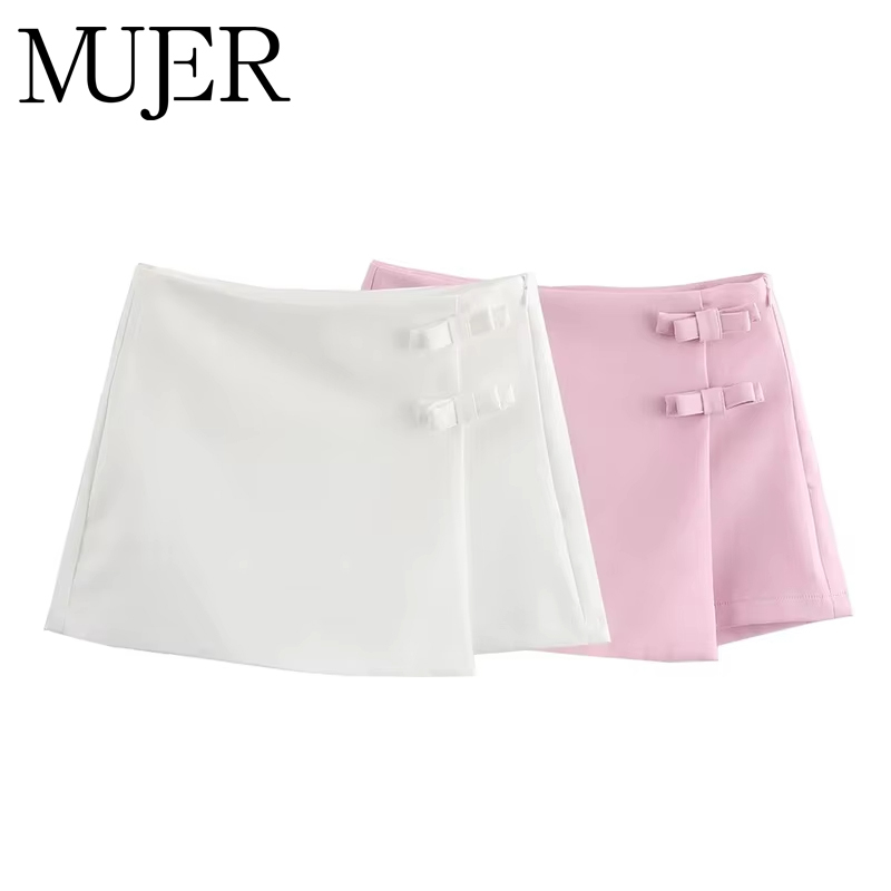 MUJER Pink White Mini Skirt Wo - огляд і ціна Summer Zara