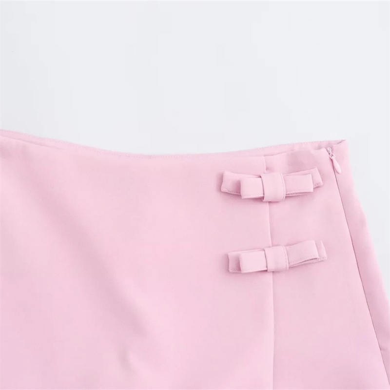 MUJER Pink White Mini Skirt Wo - огляд і ціна Summer Zara
