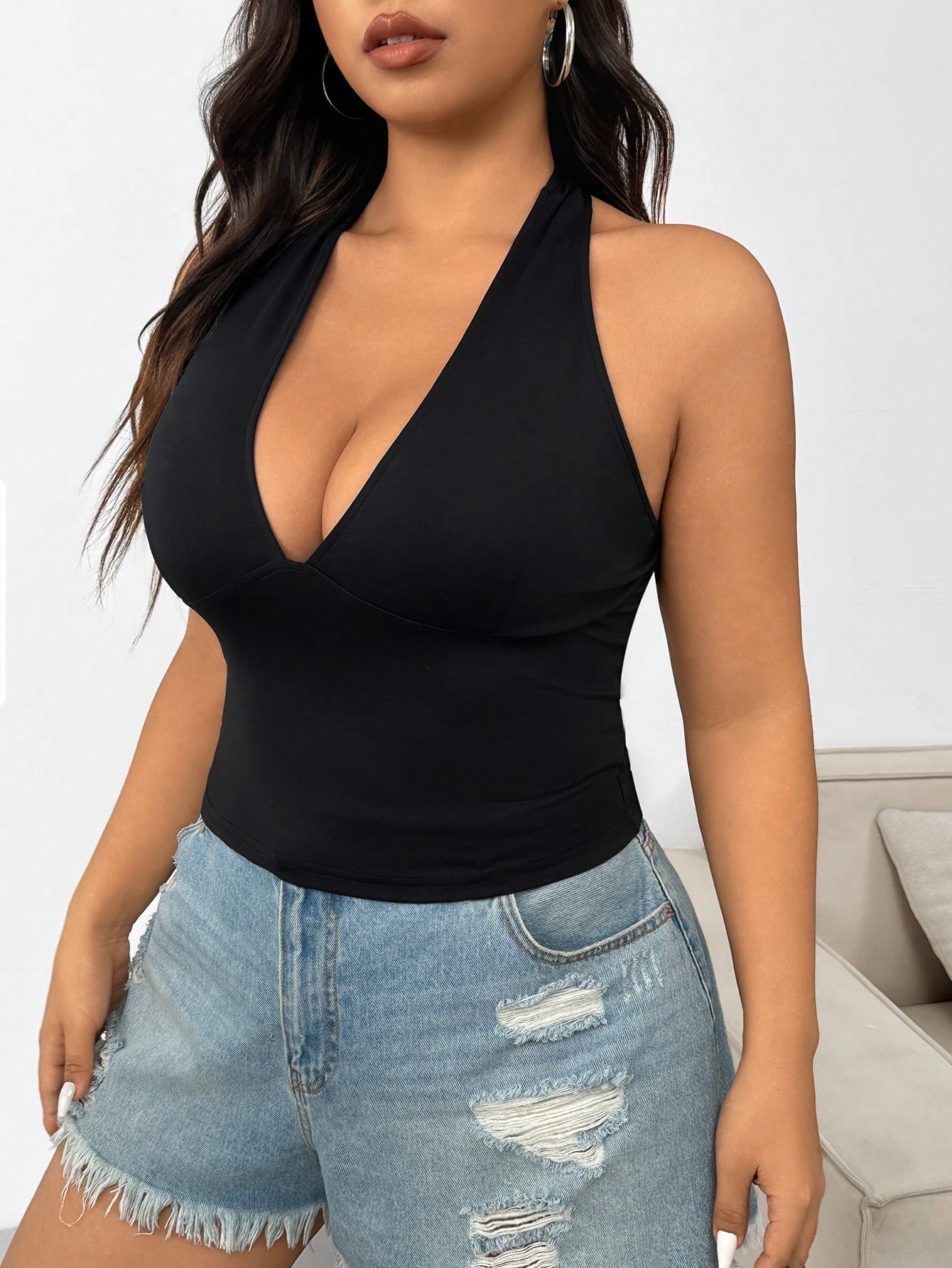 New fashion solid color plus s - огляд і ціна Summer Clothing For Plus Size Women