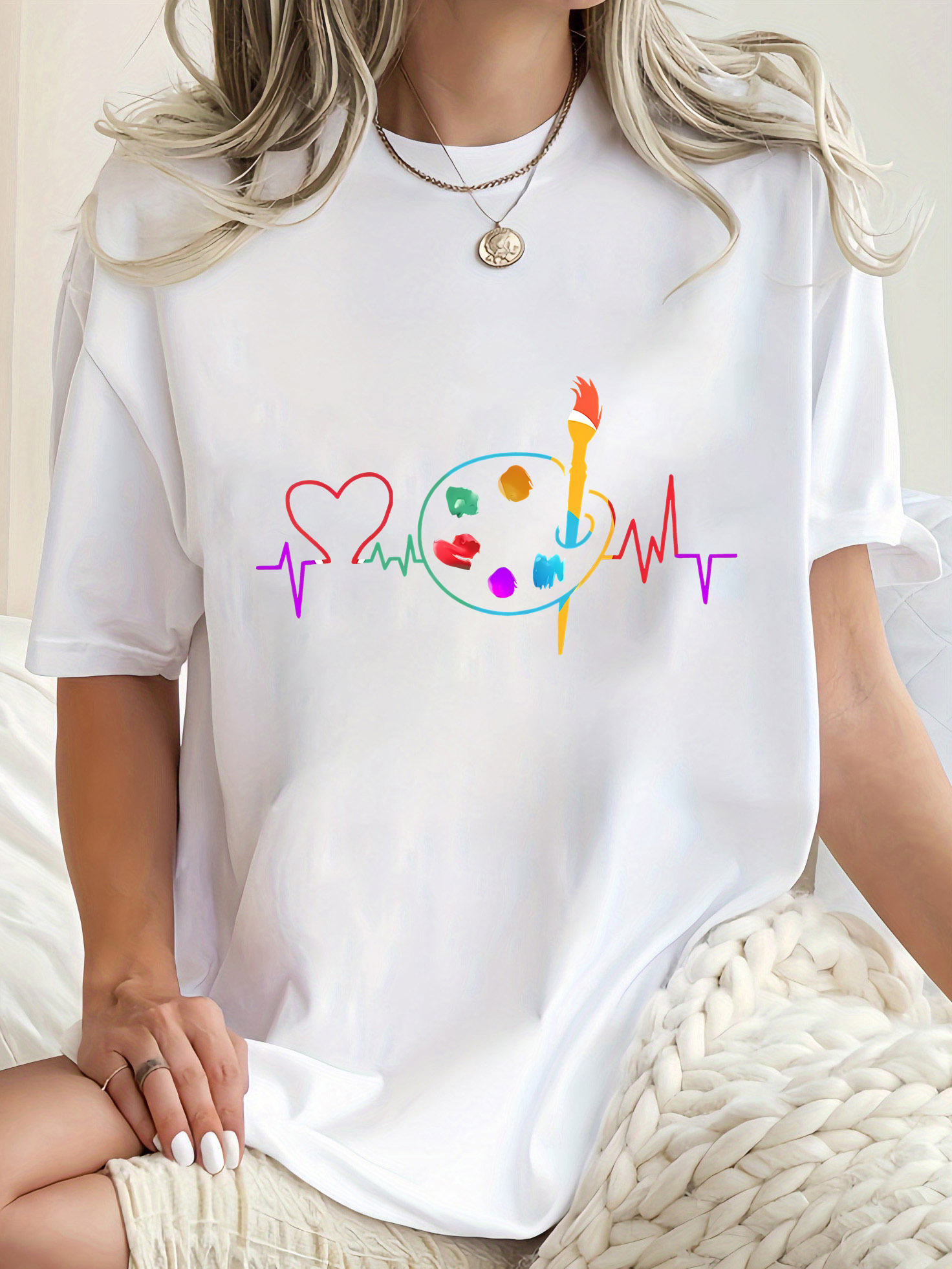 Colorful Geometric Women's Cas - огляд і ціна Summer Clothing Palette