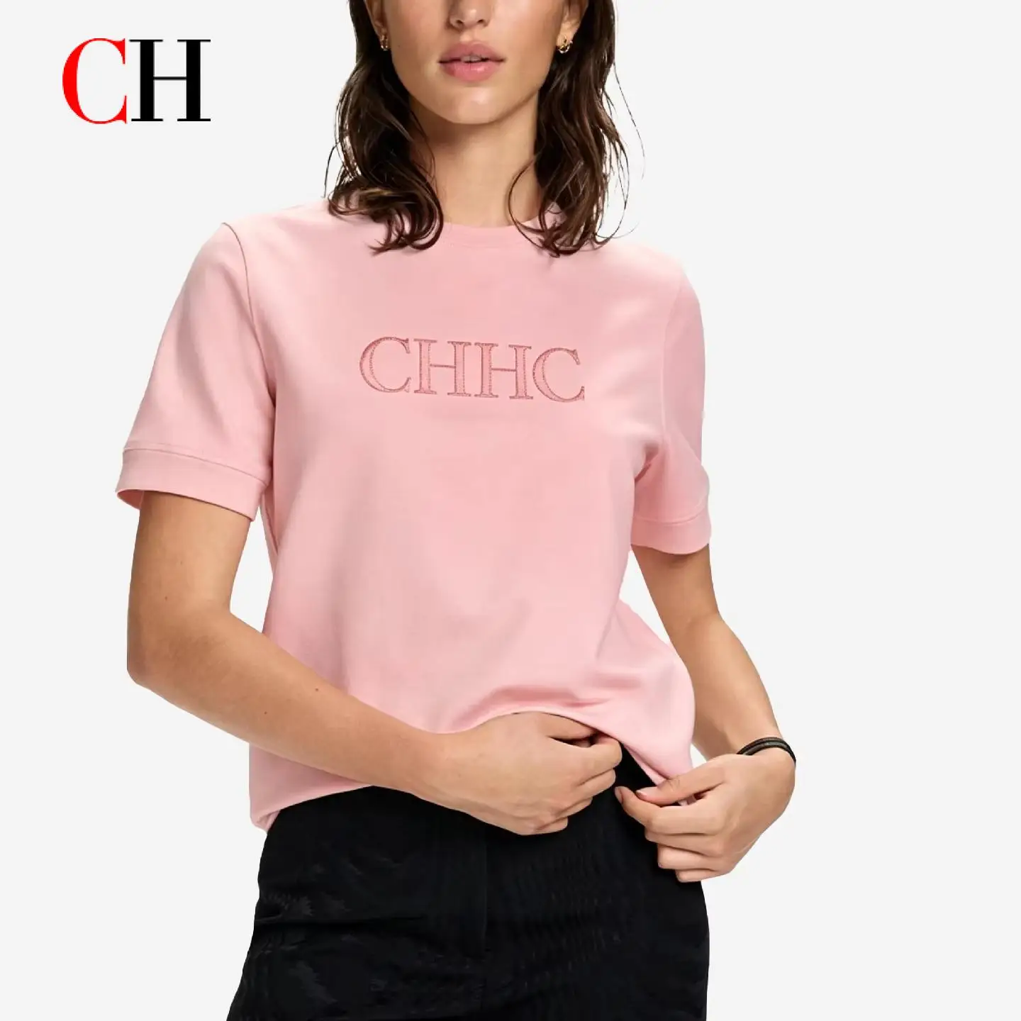 CH Women's clothing Pink cotto - огляд і ціна Summer Clothing Logo