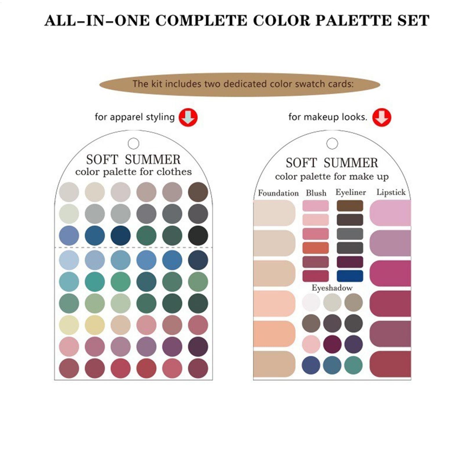 2pcs Soft Summer Color Palette - огляд і ціна Summer Clothing Palette