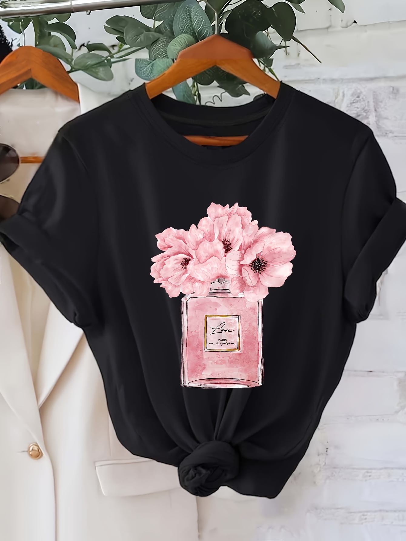 Women'S Floral Print T-Shirt P - огляд і ціна Summer Clothing In Paris