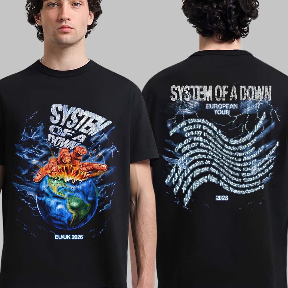 System of A Down European Tour - огляд і ціна Summer Clothing Uk