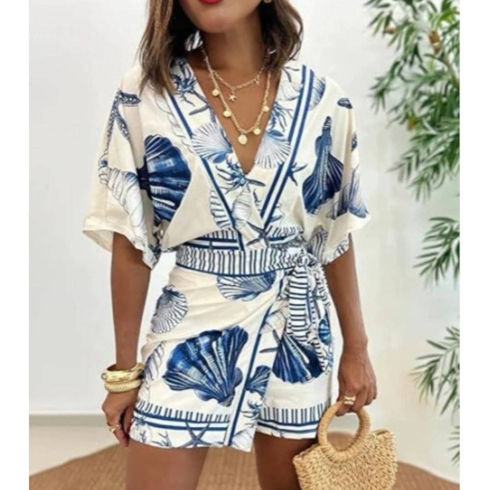 Fashion Printed Short Sleeve W - огляд і ціна Summer Zara