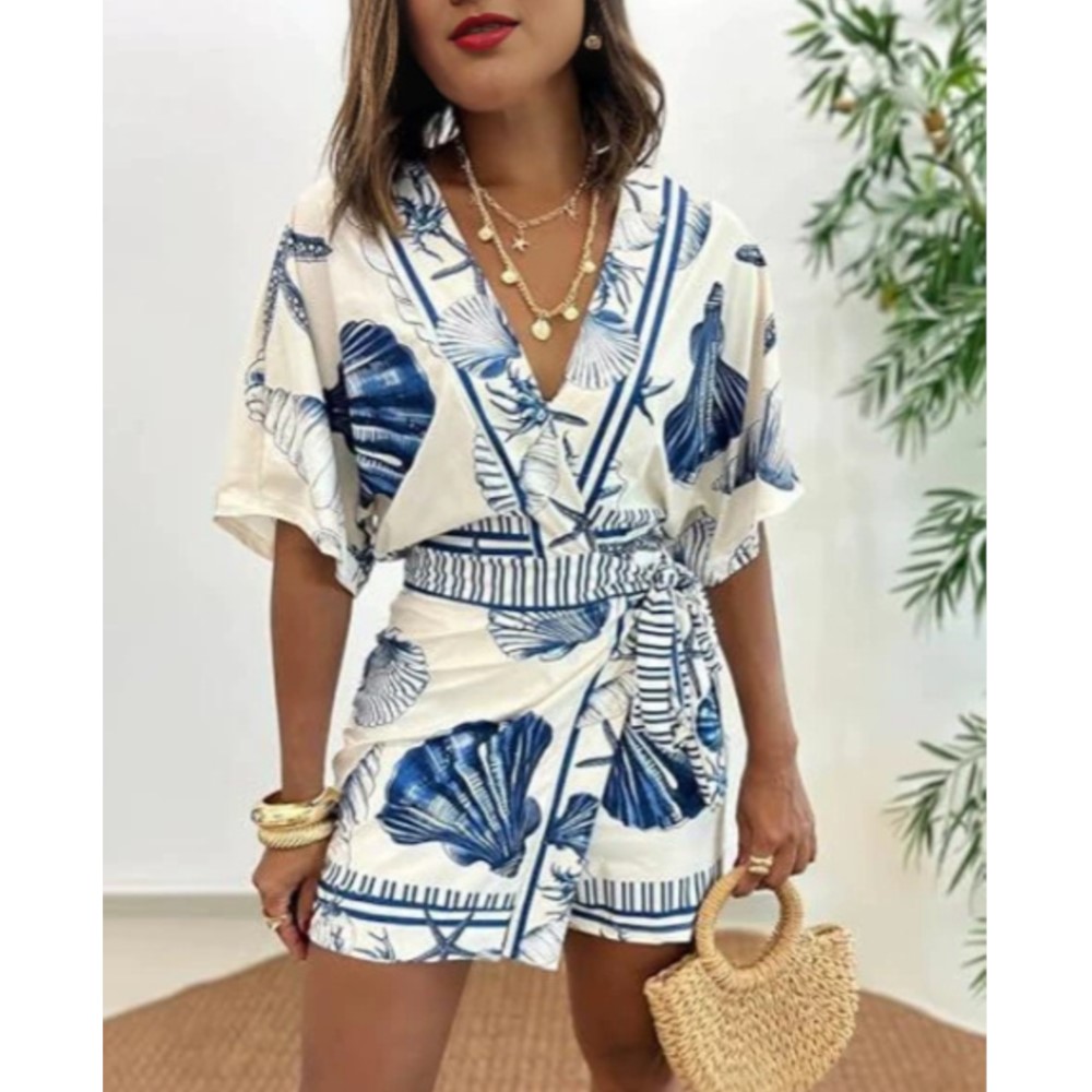 Fashion Printed Short Sleeve W - огляд і ціна Summer Zara