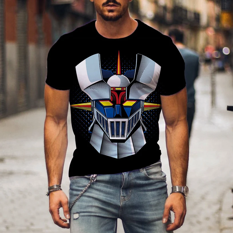 2026 Mazinger Z Anime Mecha 3D - огляд і ціна Summer Clothing Over 50