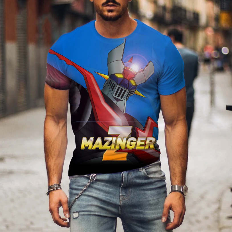 2026 Mazinger Z Anime Mecha 3D - огляд і ціна Summer Clothing Over 50